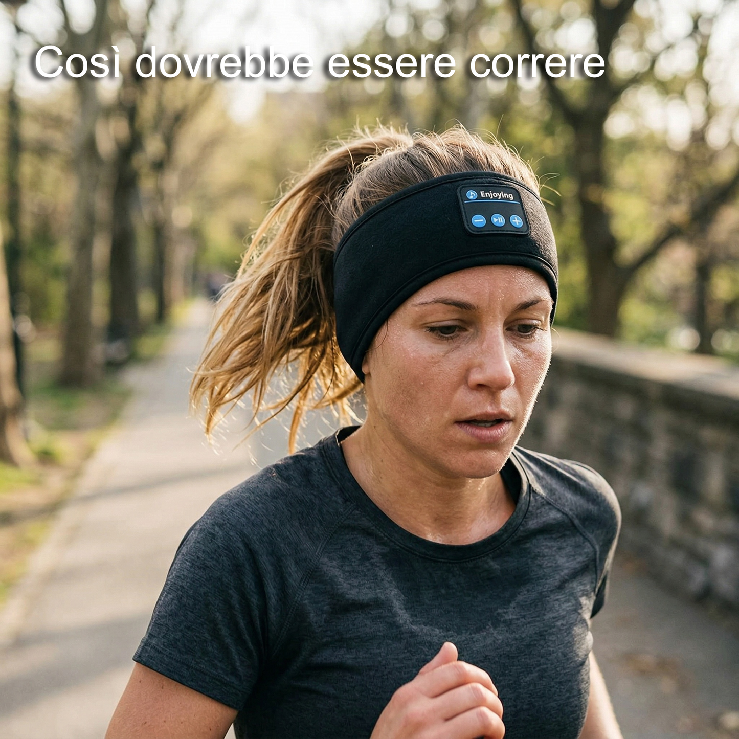 Corri con la musica. Senza pensarci.